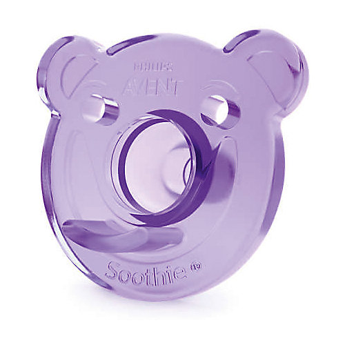Соска-пустышка с щитком 0-3 мес, 2шт., Philips Avent, розовый/фиолетовый от PHILIPS AVENT