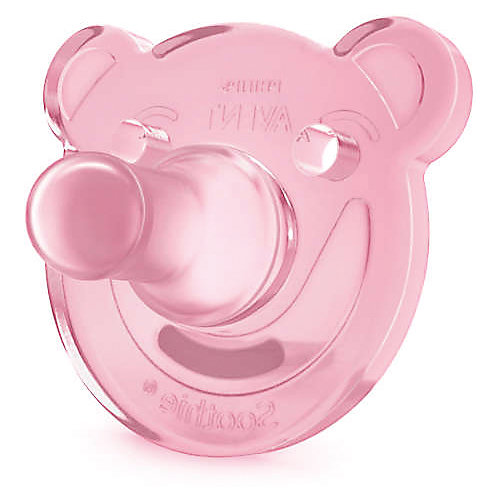 Соска-пустышка с щитком 0-3 мес, 2шт., Philips Avent, розовый/фиолетовый от PHILIPS AVENT