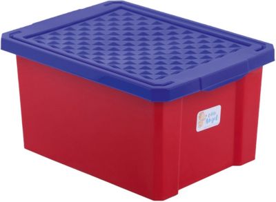 Ящик для хранения игрушек малый 17л, Little Angel, красный лего