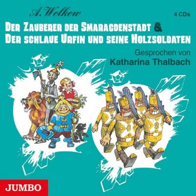 Der Zauberer der Smaragdenstadt & Der schlaue Urfin und seine Holzsoldaten, 4 Audio-CDs Hörbuch