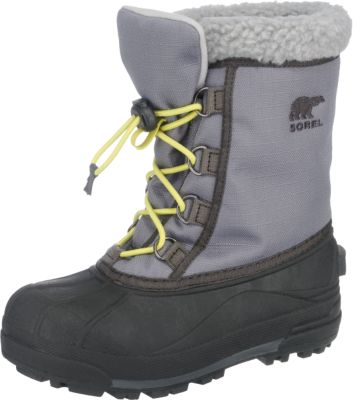 Kinder Winterstiefel CUMBERLAND grau/gelb Gr. 25