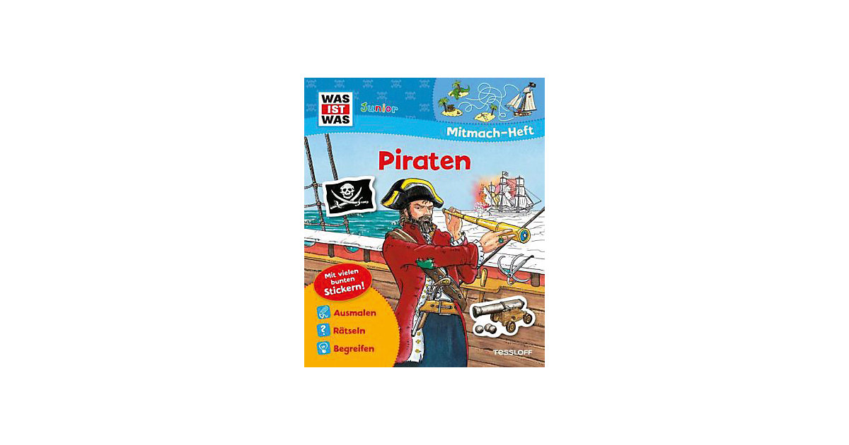 Buch - WAS IST WAS Junior: Piraten, Mitmach-Heft