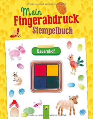Buch - Mein Fingerabdruck-Stempelbuch: Bauernhof