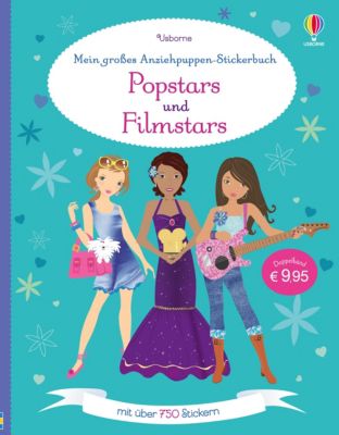 Image of Buch - Mein großes Anziehpuppen-Stickerbuch: Popstars und Filmstars
