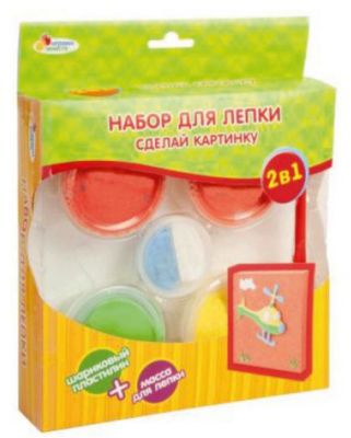 Набор для лепки картинки "Вертолет"