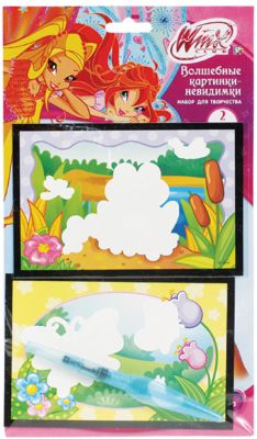 Набор "Картинки-невидимки, большие", Winx Club