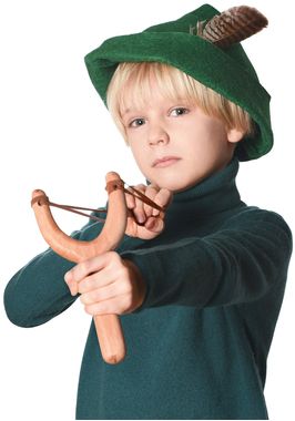 Рогатка с 3-мя шариками