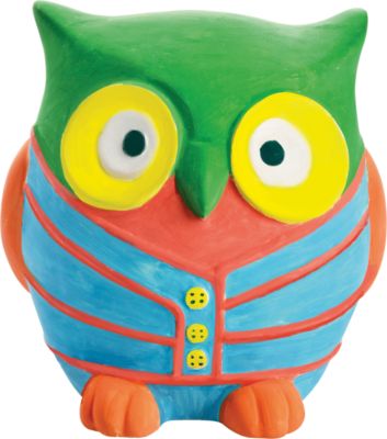 Керамический сувенир для раскрашивания "Сова-копилка"