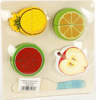 Набор продуктов с ножом "Фрукты", Shantou Gepai