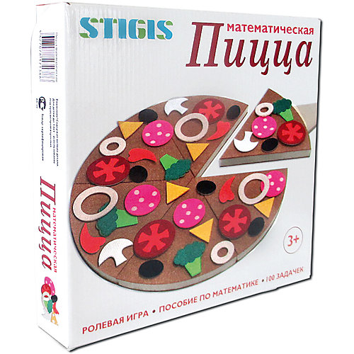 Игра на липучках Stigis "Пицца математическая" от STIGIS