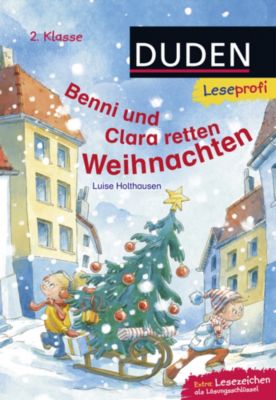 Buch - Duden Leseprofi: Benni und Clara retten Weihnachten, 2. Klasse