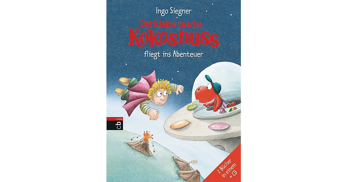 Buch - Der kleine Drache Kokosnuss fliegt ins Abenteuer, Sammelband mit Audio-CD
