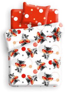 Детское постельное белье 1,5 сп. 4YOU, "For You", оранжевый