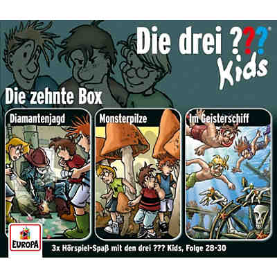 CD Die Drei ??? Kids 10 - 3er Box (Folgen 28-30)