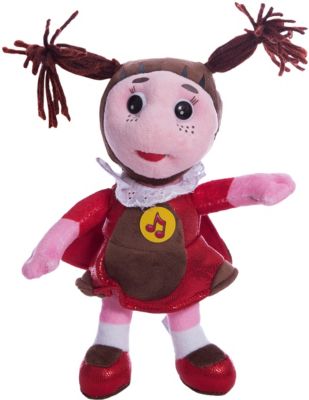 Мягкая игрушка Мила, 21см, со звуком, Лунтик и его друзья, МУЛЬТИ-ПУЛЬТИ