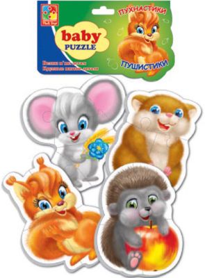 Мягкие пазлы "Пушистики", Vladi Toys
