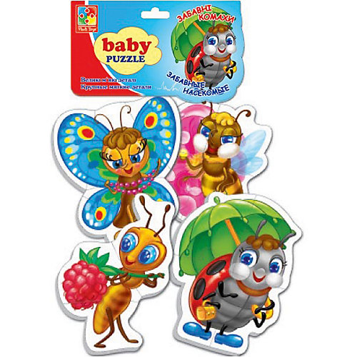 Мягкие пазлы "Насекомые", Vladi Toys от Vladi Toys