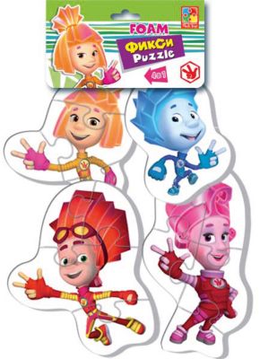 Мягкие пазлы "Мася", Фиксики, Vladi Toys