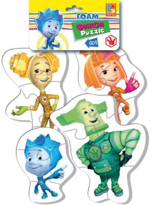 Мягкие пазлы "Папус", Фиксики , Vladi Toys