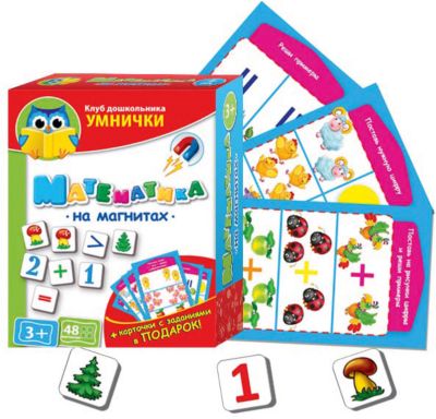 Игра "Математика на магнитах", Vladi Toys
