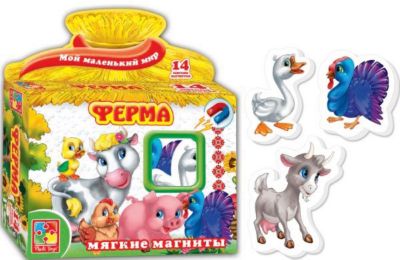Игра на магнитах "Ферма", Vladi Toys