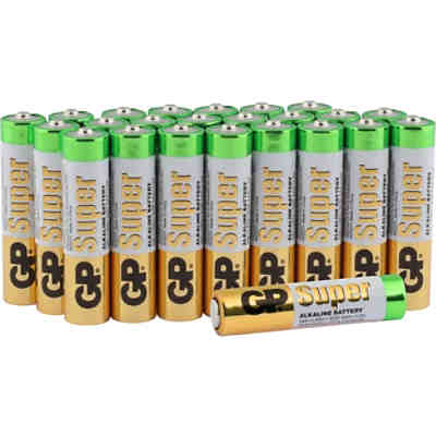 Super Alkaline Batterie 24er Multipack (AAA, Micro, LR 03)