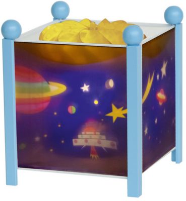 Светильник-ночник в форме куба "Космос" Trousselier,  голубой