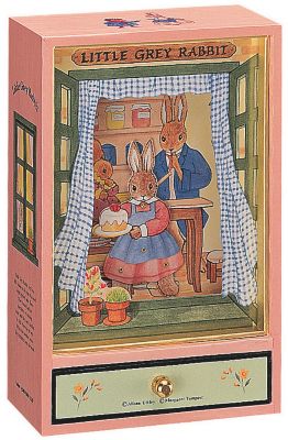Музыкальная шкатулка "Little Grey Rabbit©" Rabbit, Trousselier, Grey/Pink