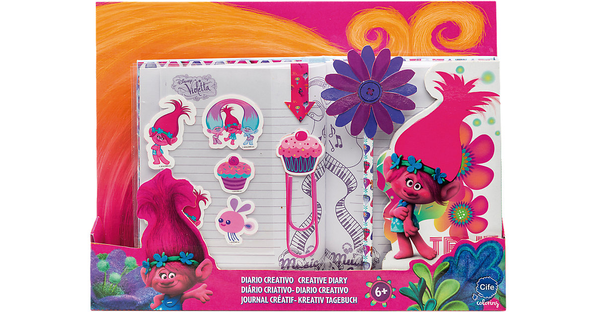 Stylex · Tagebuch Trolls, 5-tlg. Stylex · Tagebuch Trolls, 5-tlg.