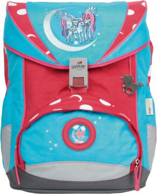 DerDieDas Schulrucksackset ErgoFlex Lovely Moon, 5-tlg. (Kollektion ...