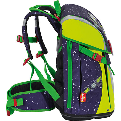 Ранец Scout "Sunny" Космос с наполненеием - сине-жёлтый от Scout