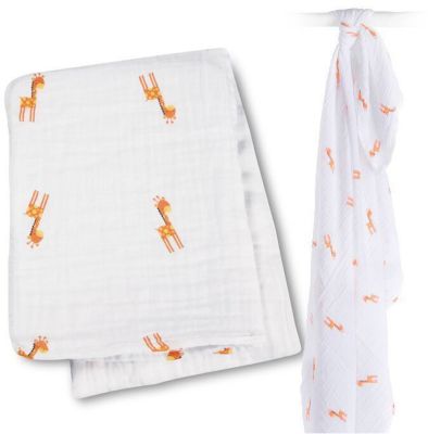 Муслиновая пелёнка My Giraffe 120х120, Lulujo