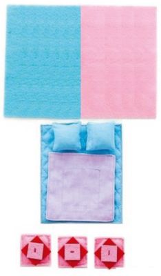 Набор текстиля для открытых домиков "Роза Хутор", PAREMO