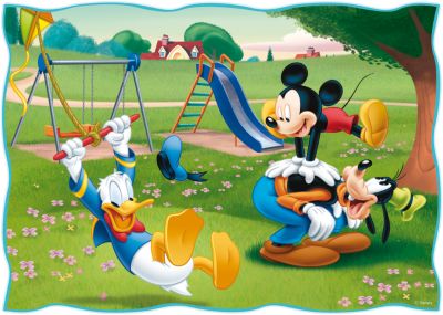 Trefl 4 in 1 35+48+54+70 Teile Mädchen Kinder Mickey Minnie Maus Puzzlespiel 