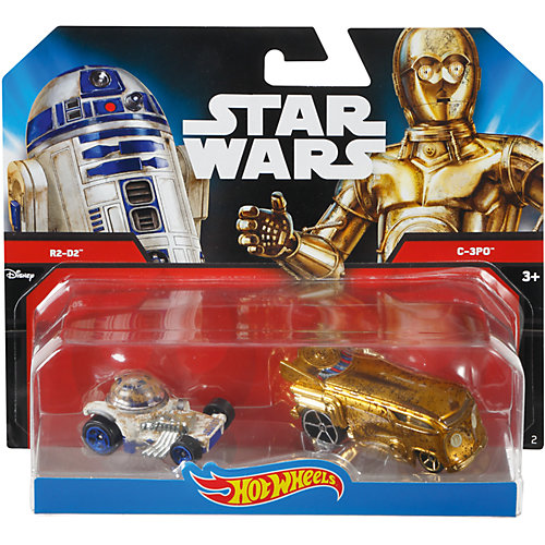 Набор машинок Hot Wheels "Star Wars" C-3PO и R2D2 от Mattel