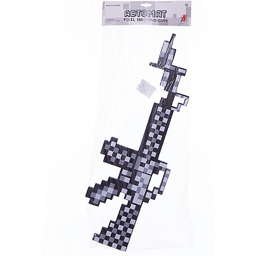 Пиксельный автомат, серый, 62 см, Minecraft от Pixel Crew
