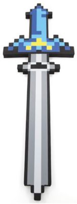 Пиксельный меч, синий, 65 см, Minecraft