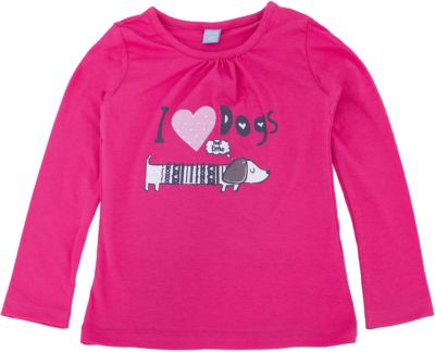 Футболка с длиным рукавом для девочки DAUBER