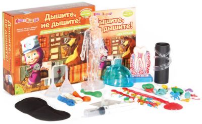 Французские опыты "Дышите, не дышите!" (16 экспериментов), Маша и Медведь