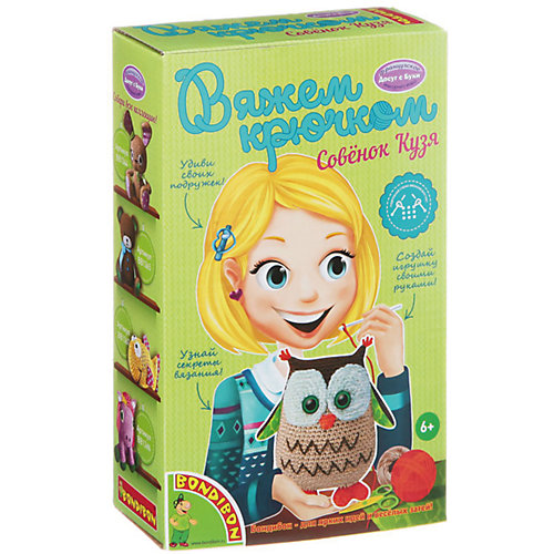 Вязание крючком "Совенок Кузя" от Bondibon