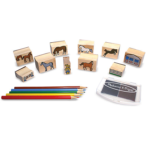 Набор печатей Melissa & Doug "Лошади" от Melissa & Doug