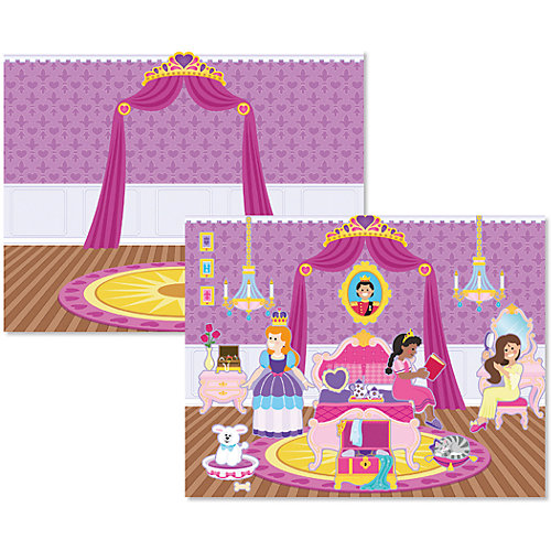 Книжка с многоразовыми наклейками "Принцессы" от Melissa & Doug
