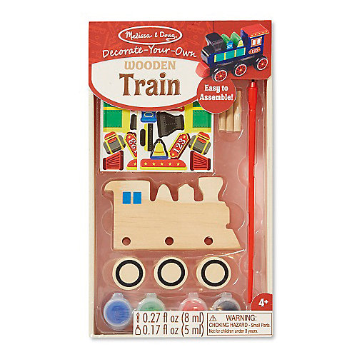 Набор "Собери и раскрась поезд" от Melissa & Doug