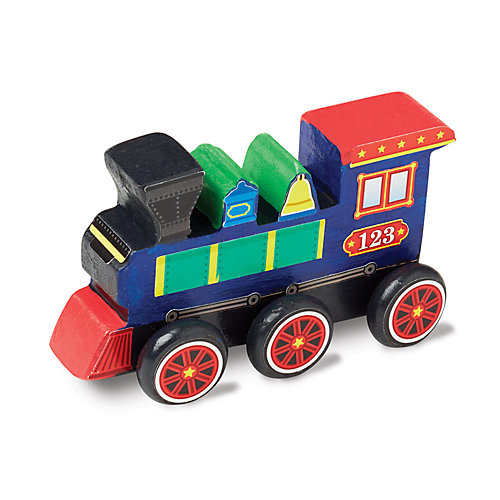 Набор "Собери и раскрась поезд" от Melissa & Doug