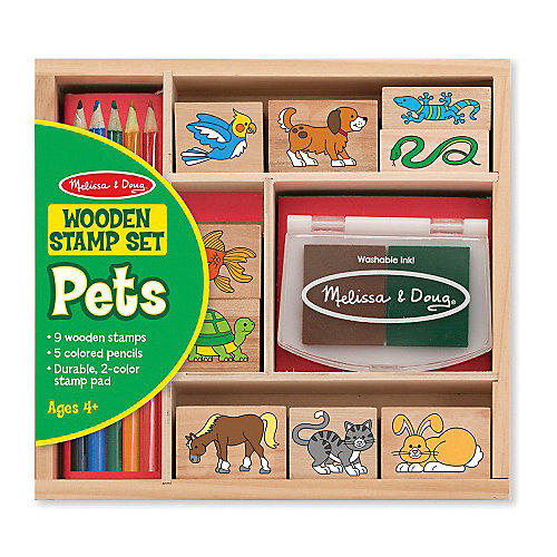 Набор печатей "Животные" от Melissa & Doug