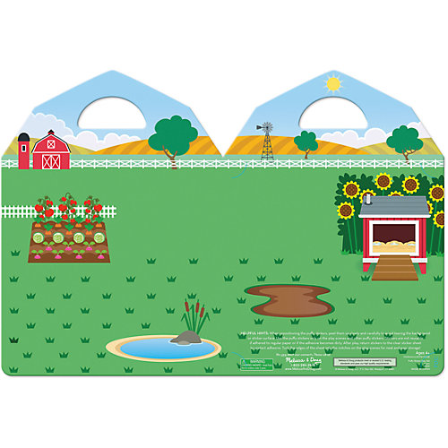 Книжка с многоразовыми наклейками "Ферма" от Melissa & Doug