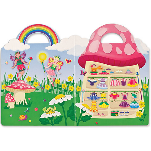 Книжка с многоразовыми наклейками "Феи" от Melissa & Doug