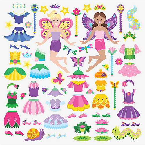 Книжка с многоразовыми наклейками "Феи" от Melissa & Doug