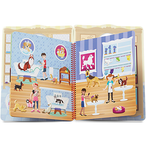 Книжка с многоразовыми наклейками " Животные" от Melissa & Doug