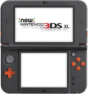 New Nintendo 3DS XL Konsole, orange schwarz, Nintendo myToys